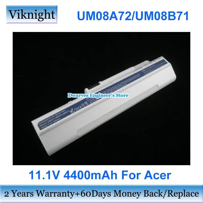 

Original 11.1V 4400mAh UM08B74 UM08A31 Battery For Acer Aspire One A110 A150 D150 D250 D210 A110L A110X A150L A150X Weiss LT1001