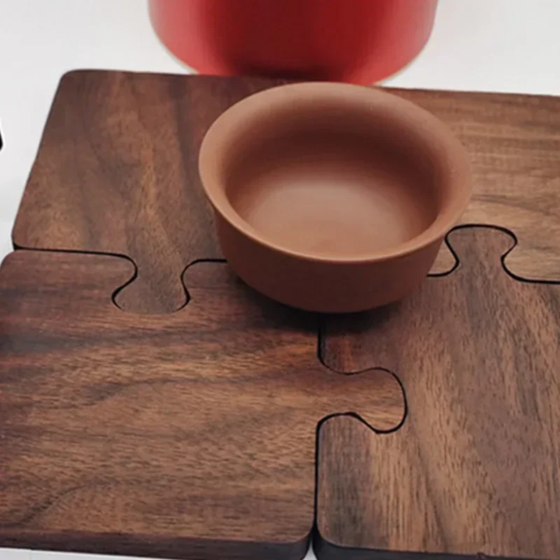 4PCS Puzzle Piece Wooden Coaster 5 | 4PCS Puzzle Piece Wooden Coaster 5