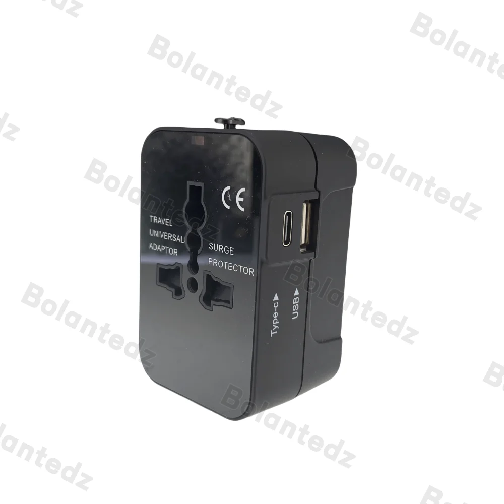 Hot Sale Travel Adapter with Dual USB Port Universal Adaptor UK to EU Plug