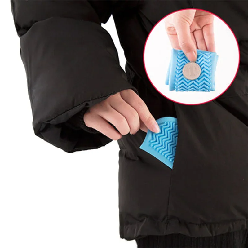 1 Pair Waterproof Rain Shoes Covers Silicone Outdoor Non-slip Rain Boot Overshoes Walking Reusable Shoe Cover S/M/L/XL Large 3