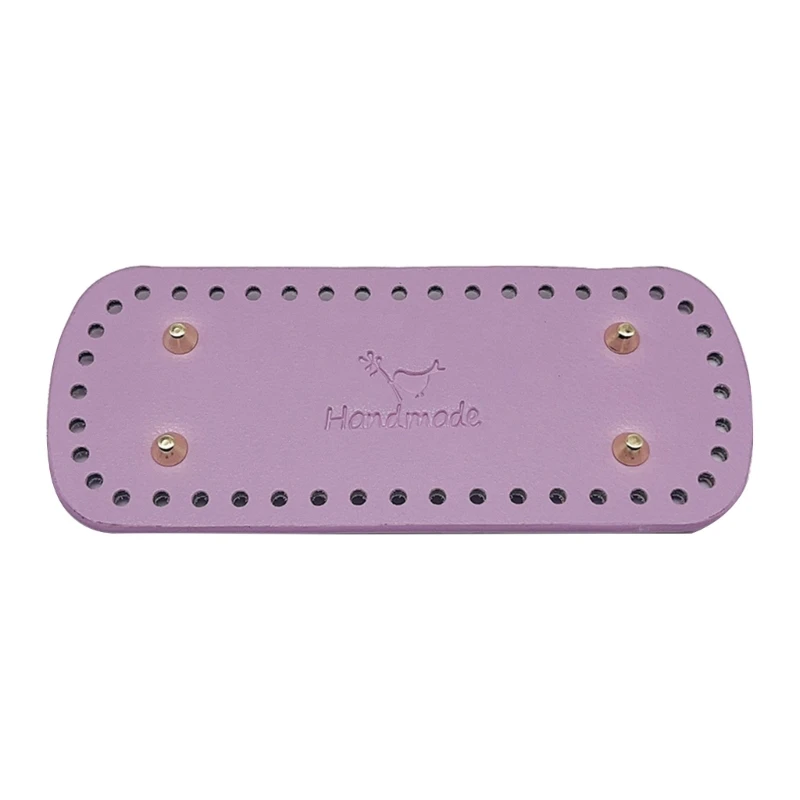 ตัวเลือกสินค้า กระเป๋าหนังทำมือรูปไข่ ฐานหลุมสำหรับถัก กระเป๋า Crossbody DIY