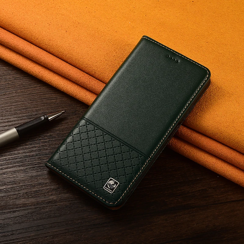 Napa UD Genuine Leather Wallet Case with Magnetic Closure and Card Slots