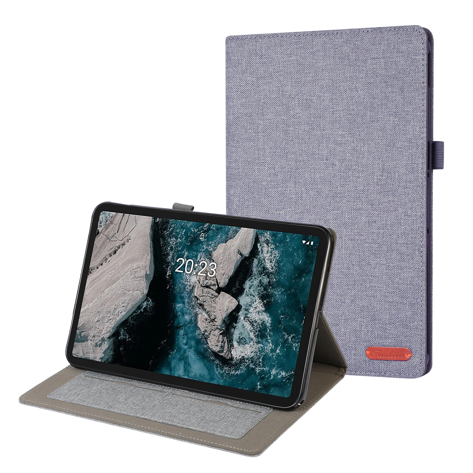 Cowboy-Style Flip Stand Case with Card Pocket and Shockproof Protection