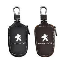 Étui pour clé télécommande de voiture en PU, coque de protection pour porte-clés Peugeot 206 307 308 3008 207 208 407 508 2008 408 4008, accessoires de voiture 3
