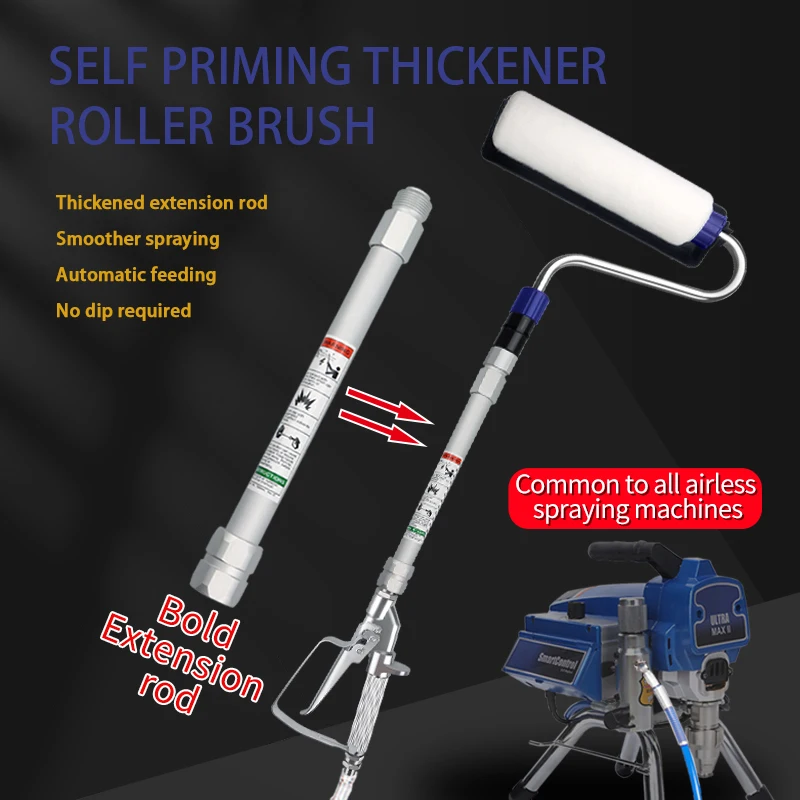 Airless Paint Roller Inline Spray Gun Suitable For Finish Coats Airless Accessories Paint Tools With 30cm Spray Extension 3 5mm audio switch with line volume controller 3 in 1 out 1 8 aux switcher splitter selector box inline attenuator volume mc31