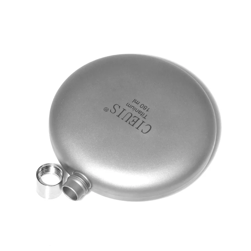 

Portable Pocket Hip Flask Liquor Titanium Whiskey Pot Alcohol Hip Flask For Men Outdoor Camping Equipment