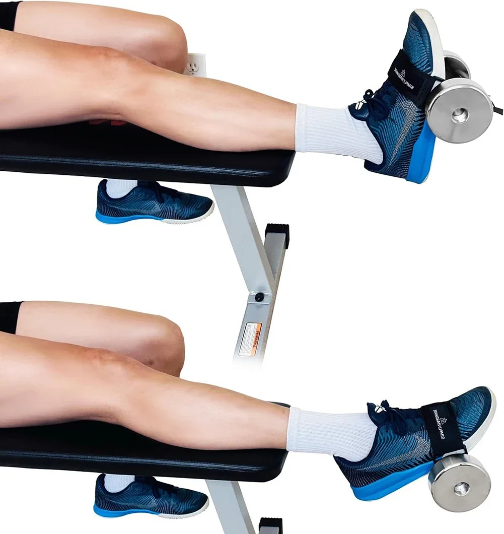 1/2pcs Dumbbell Ankle Strap Weight Lifting Foot Bands Tibialis Trainer Leg Muscle Strengthen Training Workout Fitness Equipment ankle straps fitness ankle straps