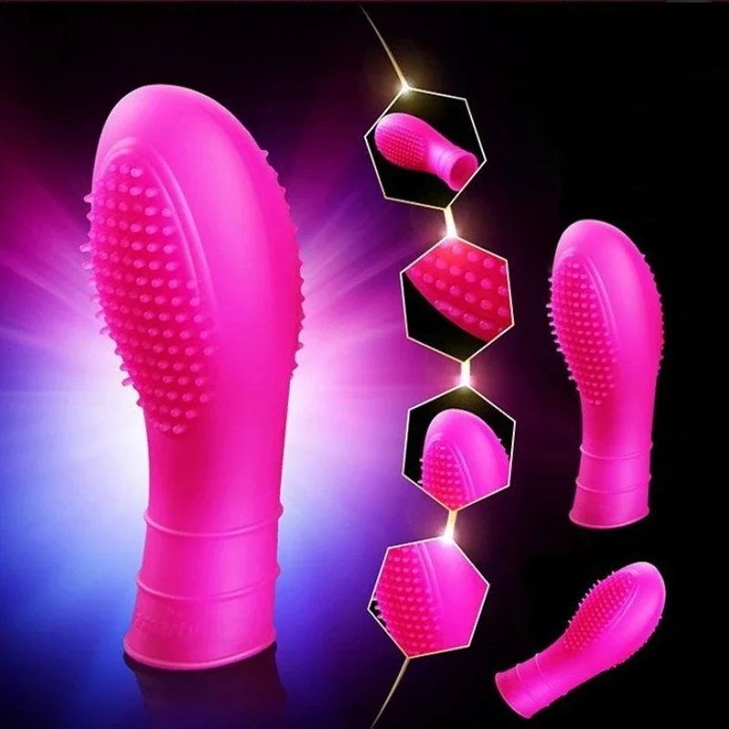 Massage Glove Vibrator Female Masturbator Finger Sleeve G Spot Massage Clit Stimulate Erotic Orgasm Adult Lesbian Sexy Toy sex toys