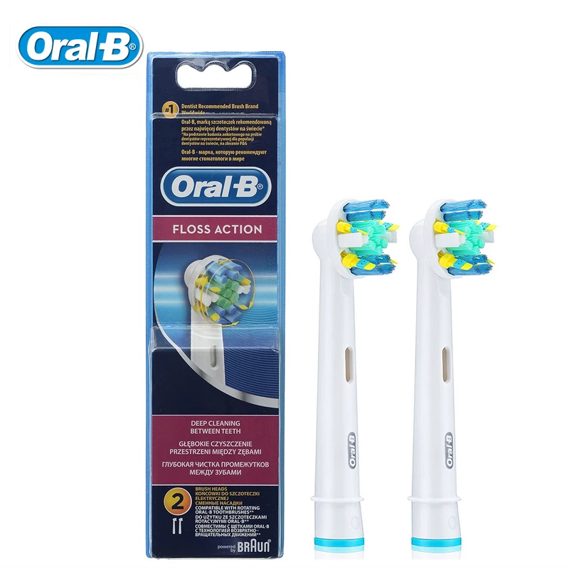 Oral B EB25 Replacement Brush Heads Floss Action Teeth Brush Cleaning For Oral B Electric Toothbrush
