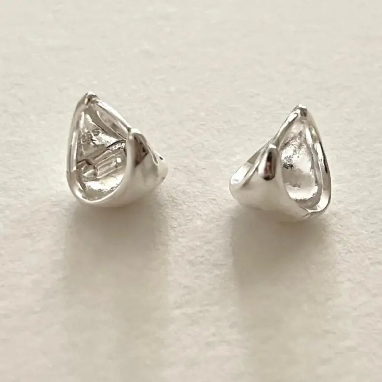 

Серебряные глянцевые овальные серьги S925 пробы, застежка для ушей, персонализированные 923 иглы для ушей не вызывают аллергических реакций