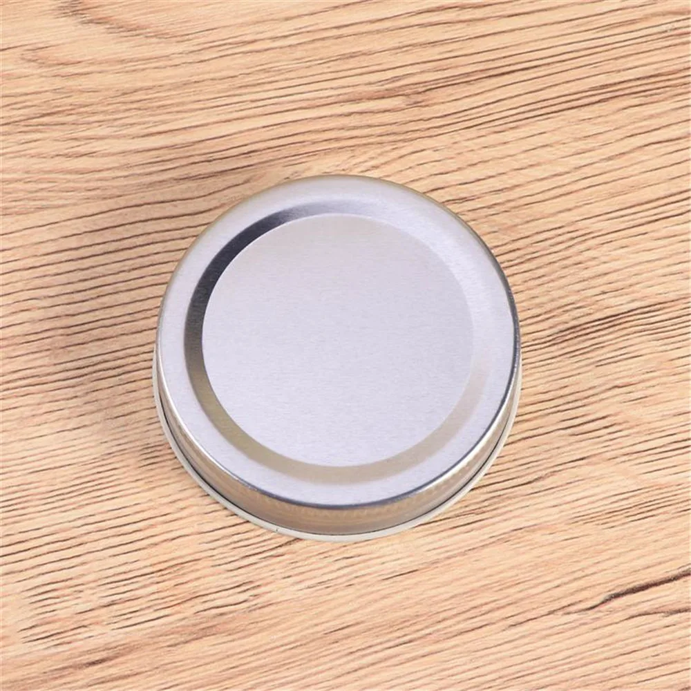

12pcs/ bag Mason Jar Lids with Silicone Seals Rings Mason Storage Solid Caps Mason Jar Lid Kitchen Tools