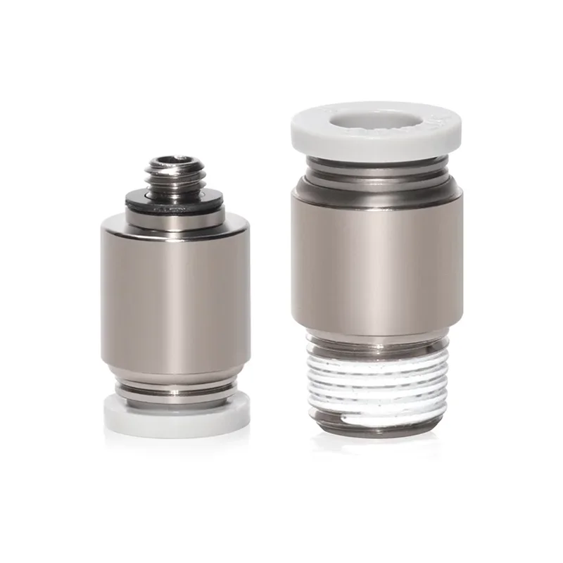 

5PCS 3mm 4mm 5mm 6mm M3 M4 M5 M6 1/8" BSP Male White Elbow Straight Hose Tube One Touch Air Pneumatic Push In Quick Pipe Fitting
