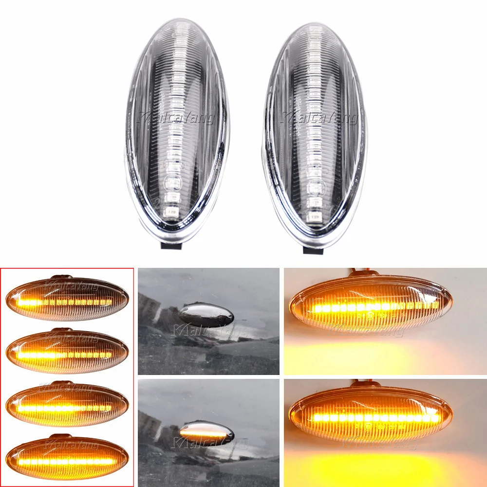 Clignotant LED dynamique, marqueur latéral, garde-boue, lampe séquentielle  pour Toyota Yadditif Vitz XP90, RAV4, XA30, MK3, Auris E150, CorTrusty