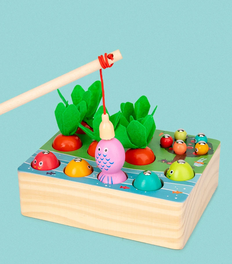 BAYSING Juguetes Montessori, juego de cosecha de zanahorias, juguetes –  Digvice