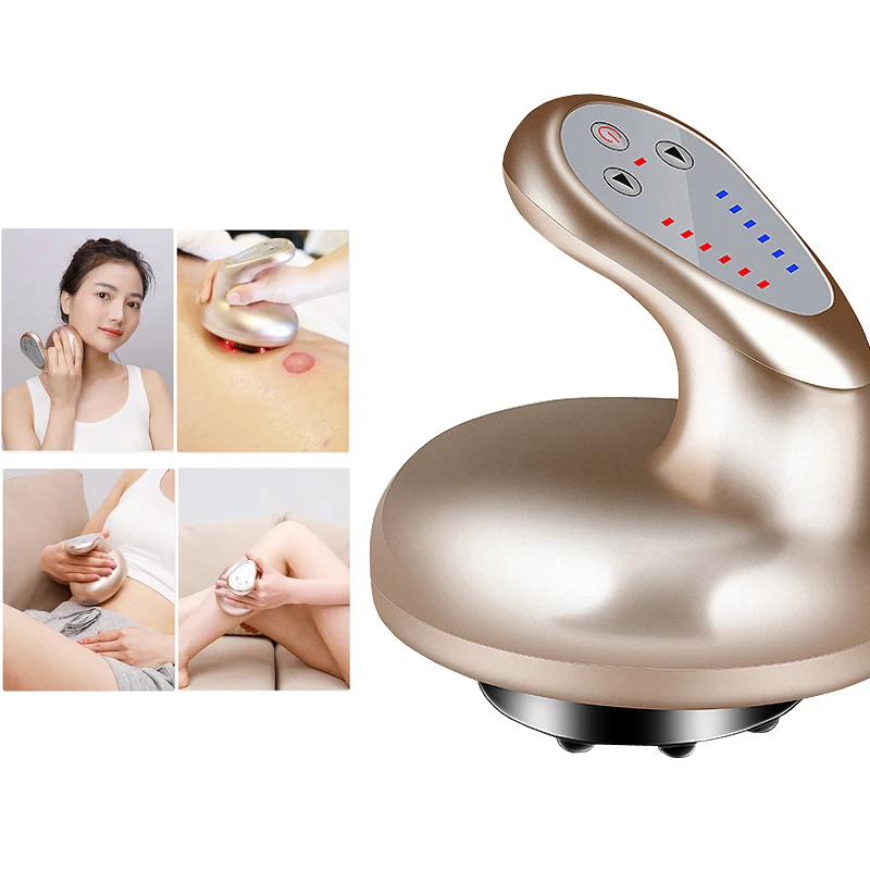 

Electric Cupping Massage Guasha Scraping EMS Body Massager Vacuum Cans Suction Cup IR Heating Anti-Cellulite Fat Burner Slimming