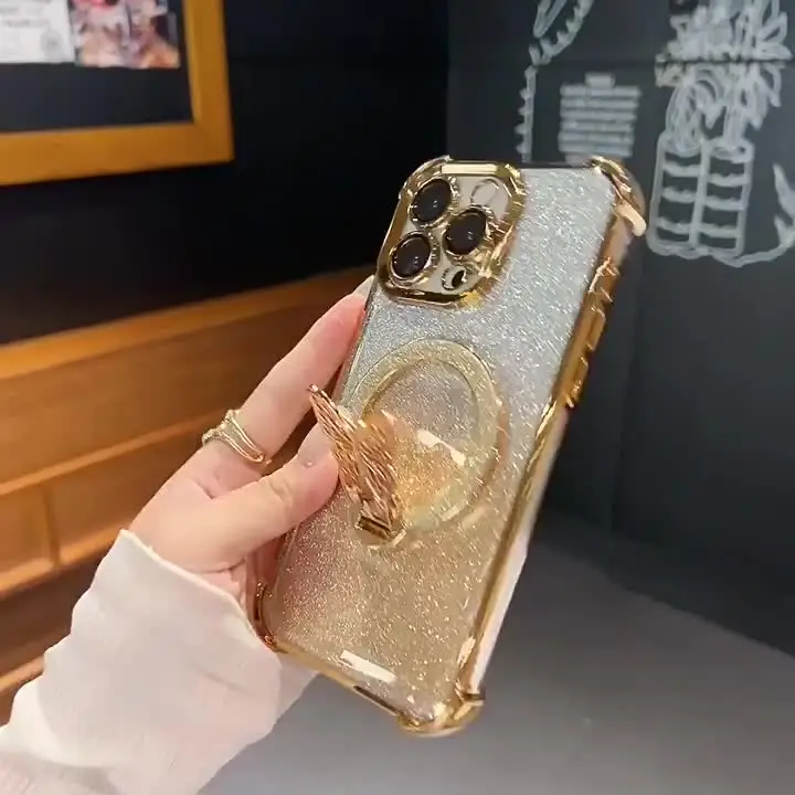 S 24 25 22 Чехол-держатель с бабочкой для Samsung Galaxy S24 S25 S23 S22 S20 S21 Fe Plus Ультра