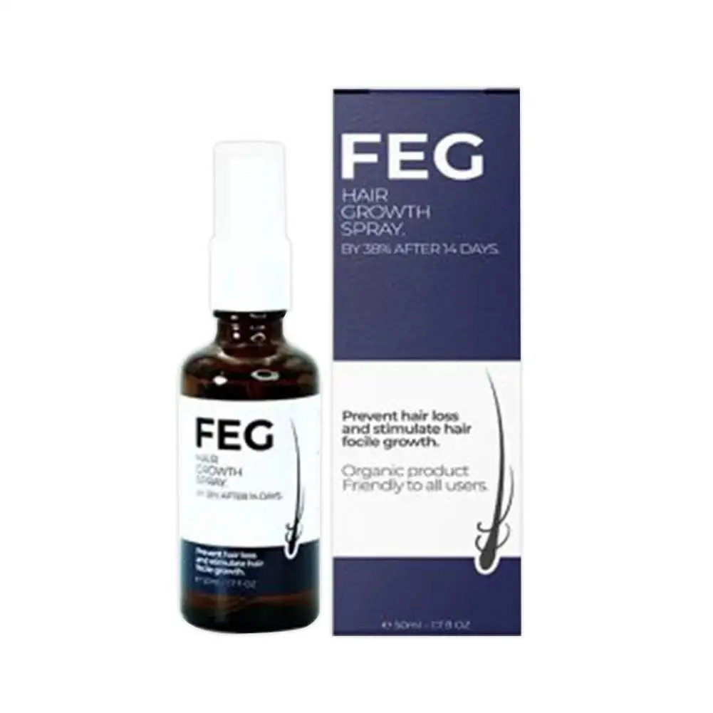 50ml FEG Organic Anti Hair Loss Growth Hair Treatment Oil Nourishment Spray Care hair growth serum hair growth spray hair growth cream