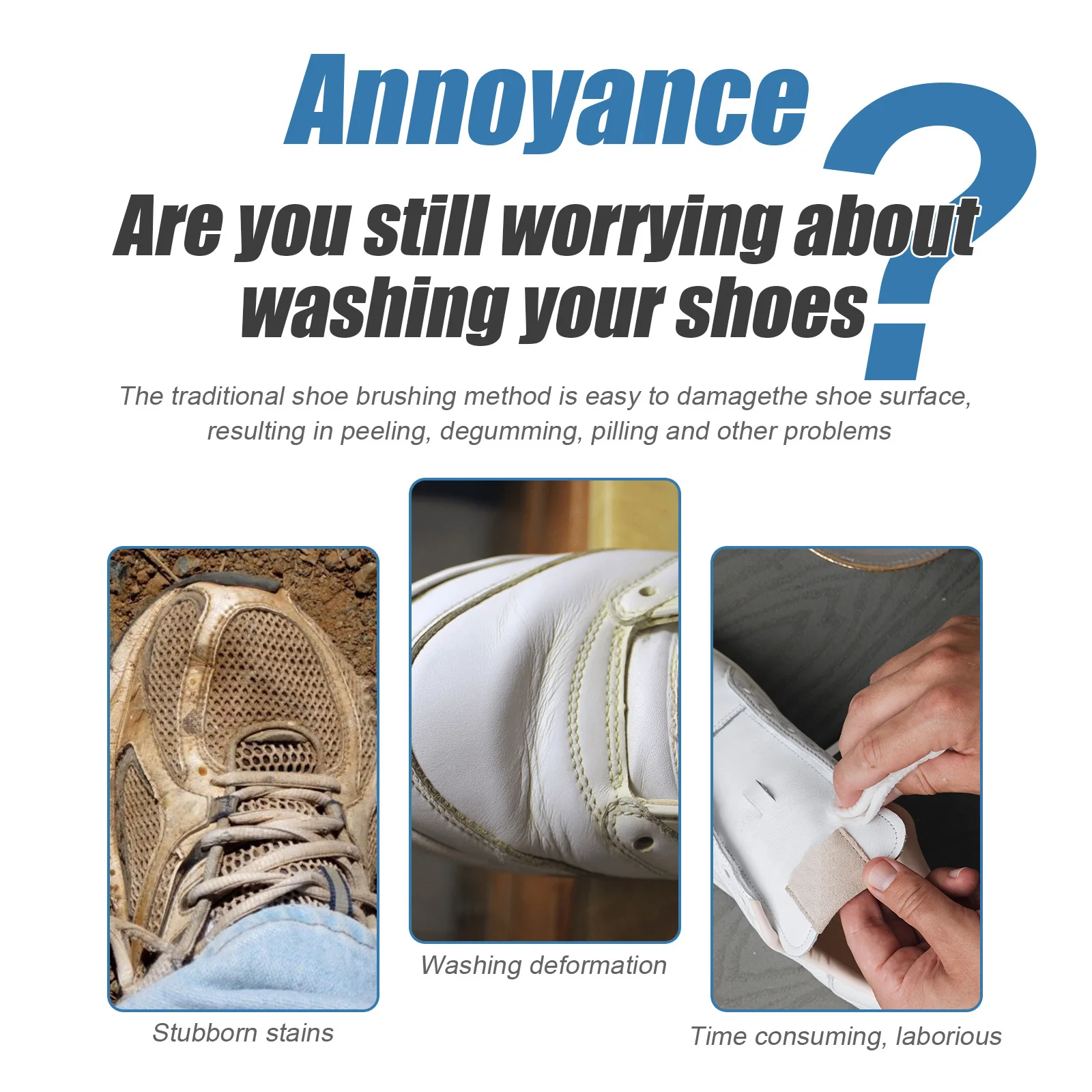 Shoes Cleaning Foam White Shoes Dirt Polish Cleaner Sneaker Yellow Whitening All Purpose Cleansing Canvas Shoes Cleaning Agent 6