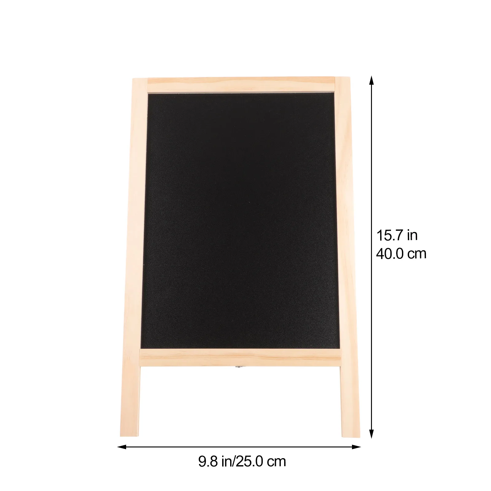 Wooden Stand Blackboard Double Side Message Draw Board wooden chalkboard White and Black Display Small Chalkboard Signss for Children 1 Set