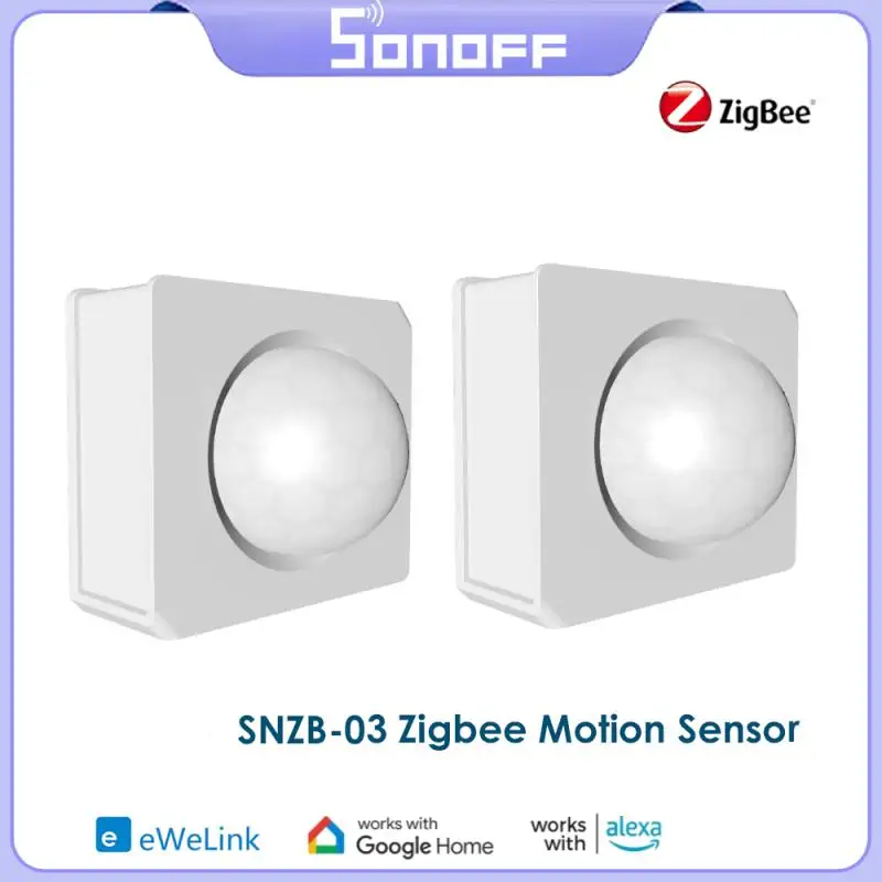 

SONOFF SNZB03 Motion Sensor Zigbee Handy Smart Device Detect Motion Trigger Alarm Work With ZBBridge EWelink Alexa Google Home