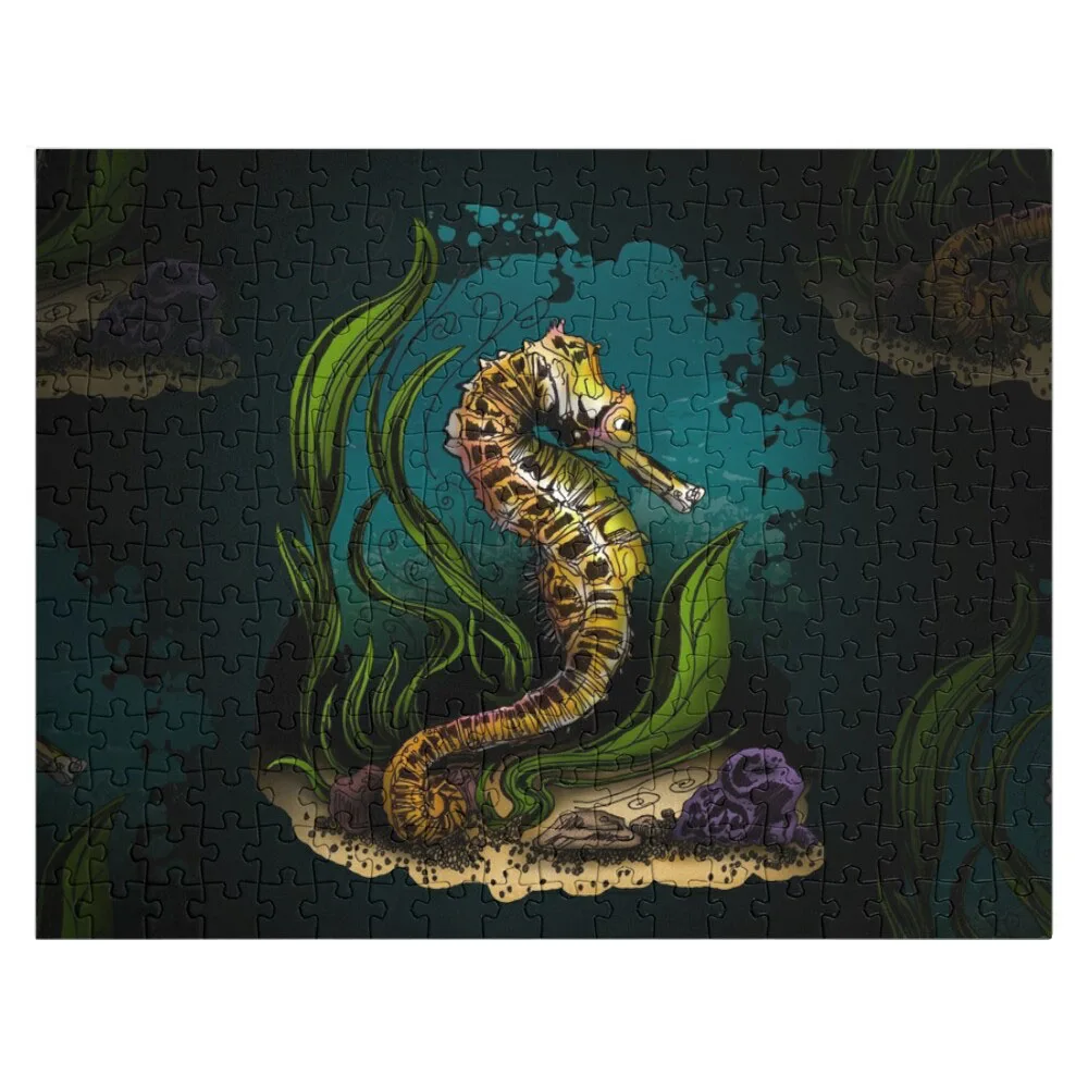

Seahorse Jigsaw Puzzle Custom Gifts Customized Puzzles For Kids Wood Photo Personalized Custom Wooden Puzzle