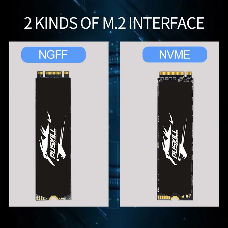 PUSKILL M.2 SSD NVME 128GB 256GB 512GB 1TB PCIe SSD M2 NGFF 2280