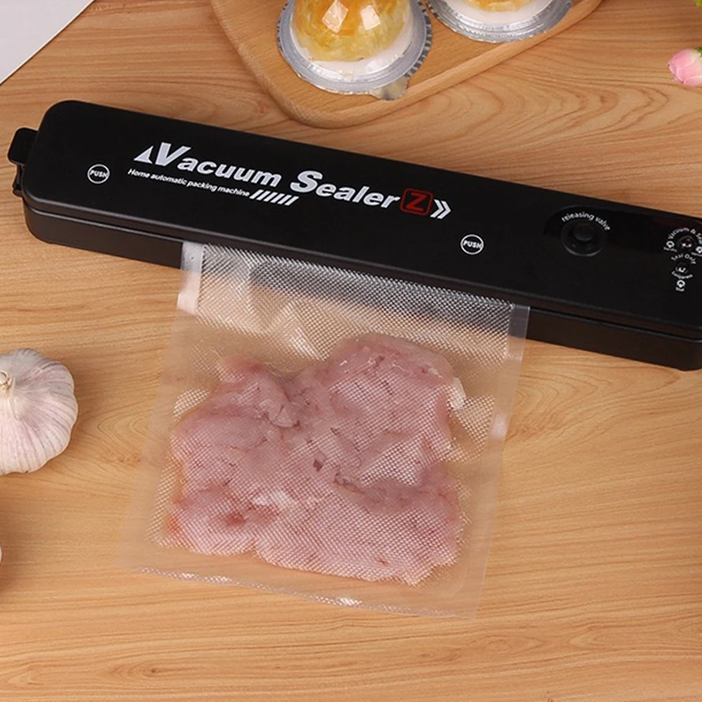 Food Vacuum Sealer Packing Machine 220V/110V Household Automatic Food Sealer Machine with 10pcs Vacuum Bag For Food Preservation 4