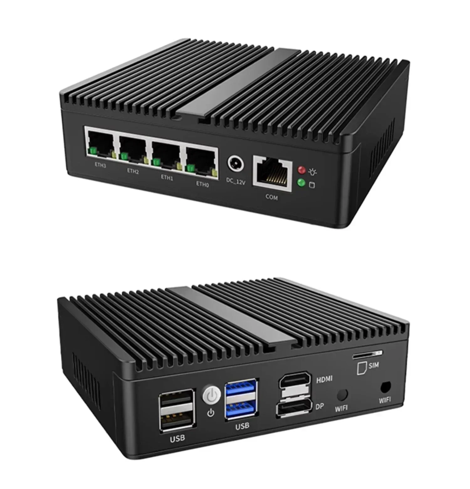 SZBOX G30S  Alder Lake-N100 Fanless Router 4* i226 2.5 LAN Windows 11 DDR5 NVME SSD pfSense Router OPNsense Firewall Server 3