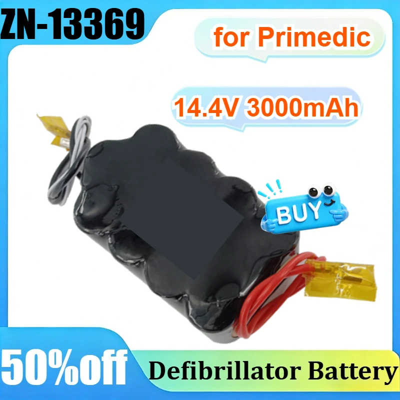 ZN-13369 14.4V 2500mAh/3000mAh/3500mAh for Primedic Defi-B M110 M111 M112 M113 D