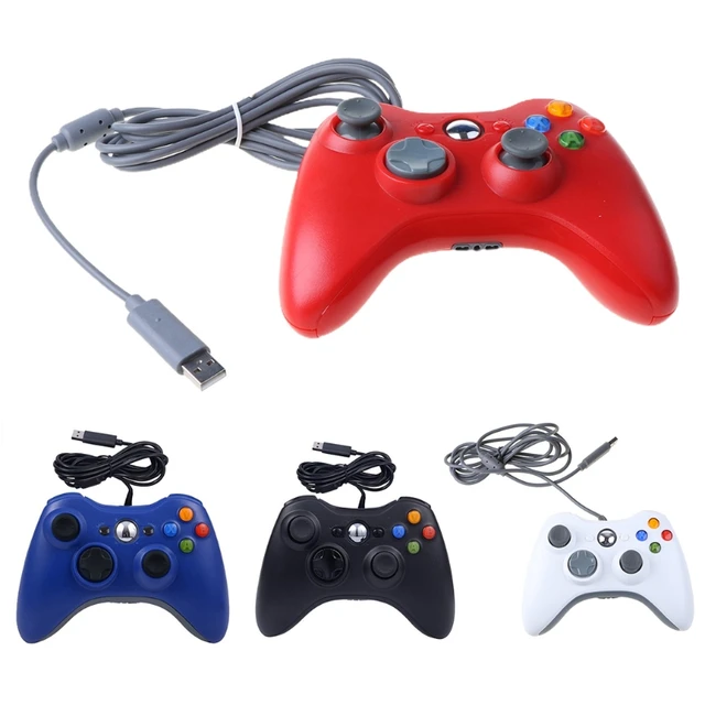 Manette De Jeu Filaire Usb Pour Xbox 360/ Slim, Contrôleur Pour Pc Windows  7/8/10, Accessoires De Jeu Steam - Manette De Jeu - AliExpress