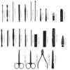 Manicure Set 10/15/25 PCs Full Function Kit Professional Stainless Steel Pedicure Sets Nail Clipper With Portable Case Idea Gift 2