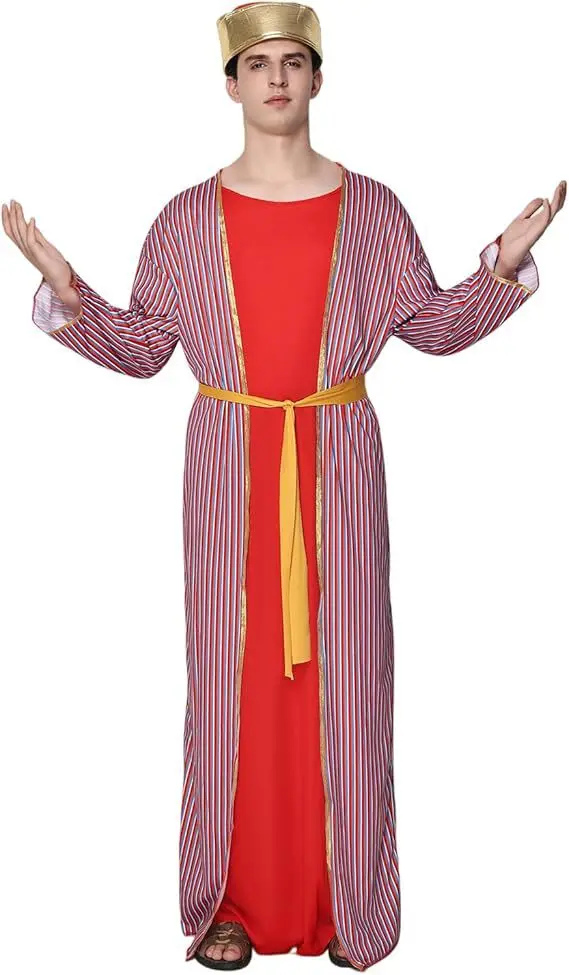 Halloween Men Women Costumes Cosplay Party Dresses Long Robes and Shepherd Costumes