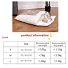 Kawaii Removable Cats Bed House Home Supplies Products for Adult Cats Large Pet Dog Bed Cat's House Cave Comfortable  Food Cute 6