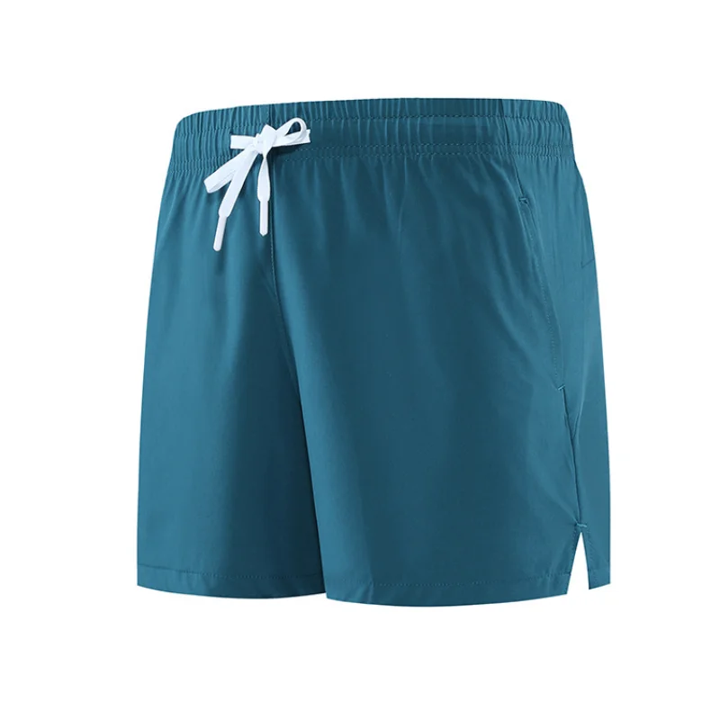 Elastic Quick-Drying Sports Running Shorts Men's Summer Thin Breathable Three-Point Pants Custom LOGO Text Picture 4