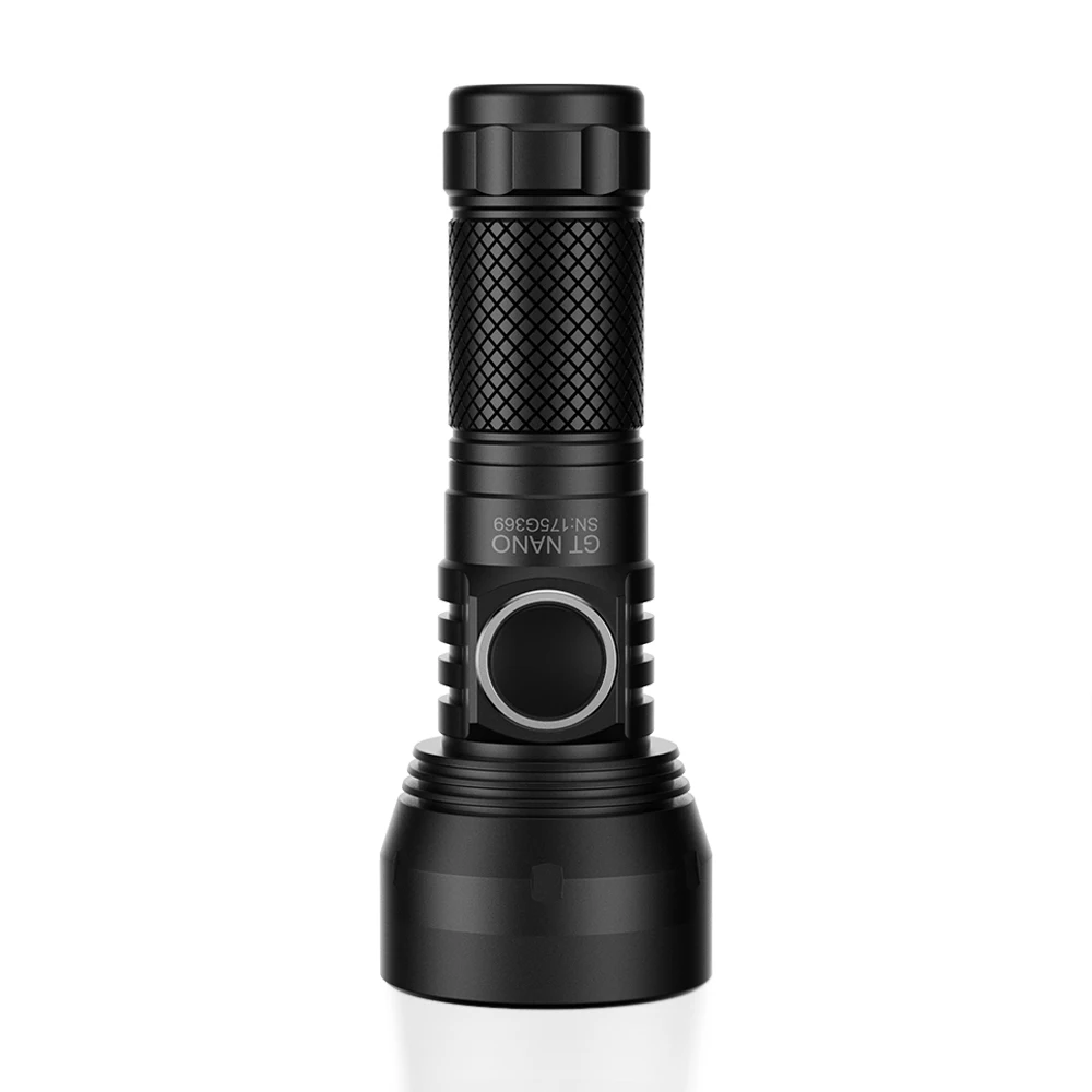 EDC LED Outdoor Lighting Rechargeable Flashlight High Power Torch Powerful 370 Meters Camping Lamp 10280 Battery Lantern GT NANO, led flashlight, camping lantern, led lantern, halloween led lamp