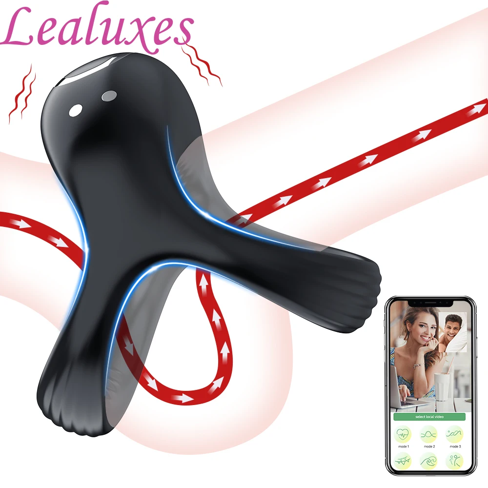 APP Control Cock Ring Vibrator Sex Toys for Couple Men Wireless Vibrating  Penis Ring Delay Ejaculation Cockrîng Erotic Sex Shop - AliExpress