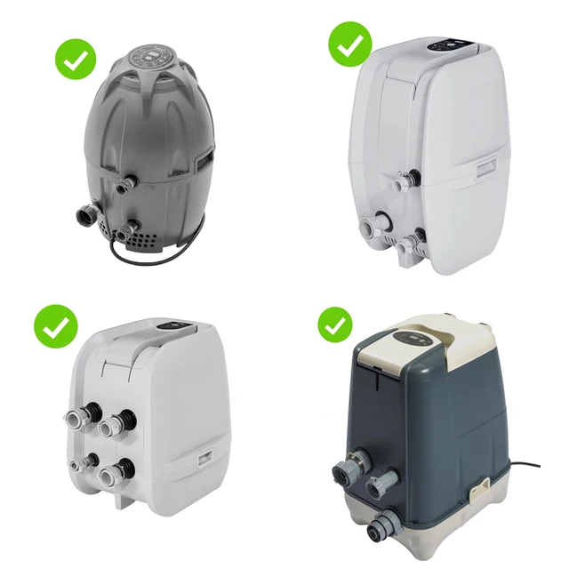 Javítsák Meg Az E02-T A Coleman Számára Saluspa Lay-Z-Spa Számára-58113 Szűrőszivattyú-Szolgáltató Javító Készlet Lazyspa-Hoz. - Image 3