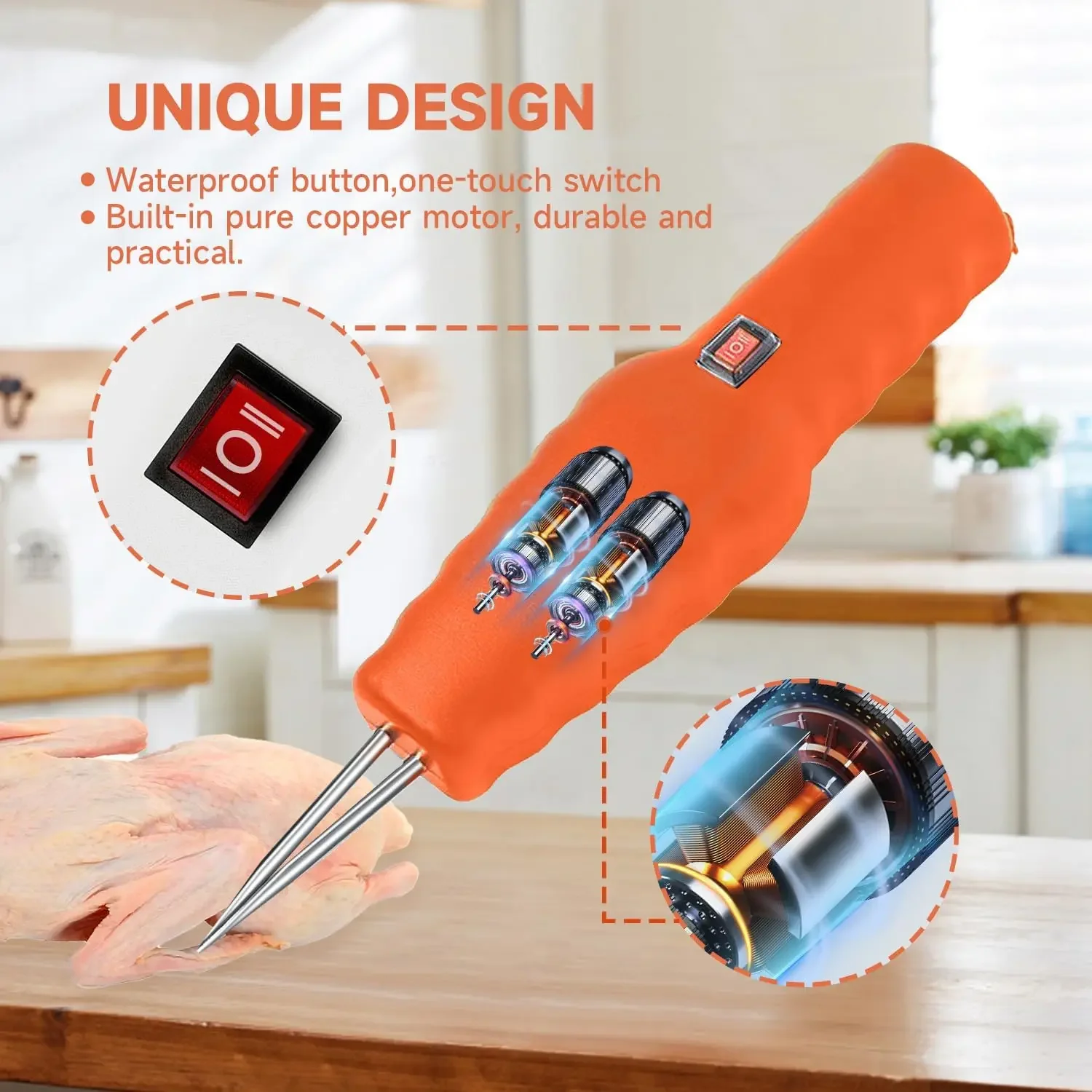 自動鶏羽むしり機 車輪付き 1500W ステンレススチール 業務用 鶏 アヒル 七面鳥 ガチョウ用 家禽羽むしり機、 業務用鶏 むしり取り機、家禽用羽毛取り機（110本のゴム指付き）、鶏七面鳥羽毛取り機、農場・屠殺場・家庭用 業務用鶏むしり機、鶏むしり機、家禽むしり機 ..., image size:1500x1500