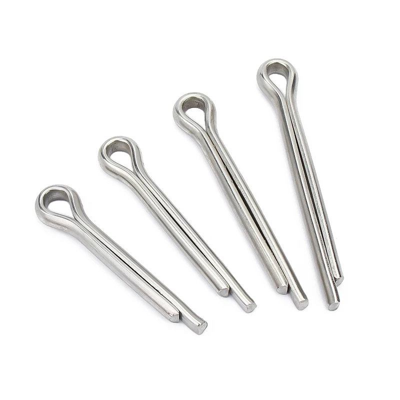 100Pcs M1 M1.2 M1.5 M2 M3 M4 M5 M6 M8 304 스테인레스 스틸 U 자형 유형 스프링 코터 헤어 핀 기계식 히치 트랙터 안전 스틸 핀 분할 클램프 트랙터 자동차 용 오픈 탄성 클립