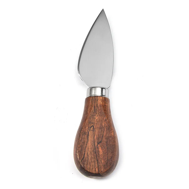Steel Stainless Cheese Knives with Bamboo Wood Handle Kitchen Baking Tool Slicer Cutter 1Pcs bambus kitchen