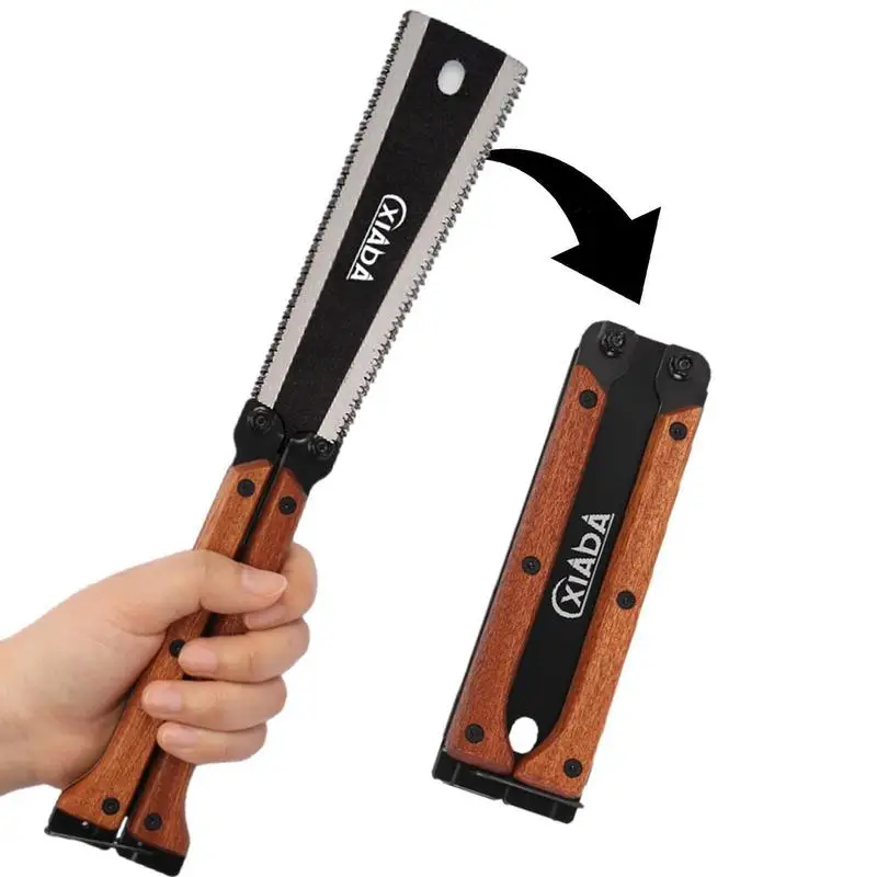 

Hand Saw Woodworking Double Edge Woodworking Tools Hand Saw 5.5 Inch Foldable Expert Woodworking Saw For Smooth And Precise Cuts