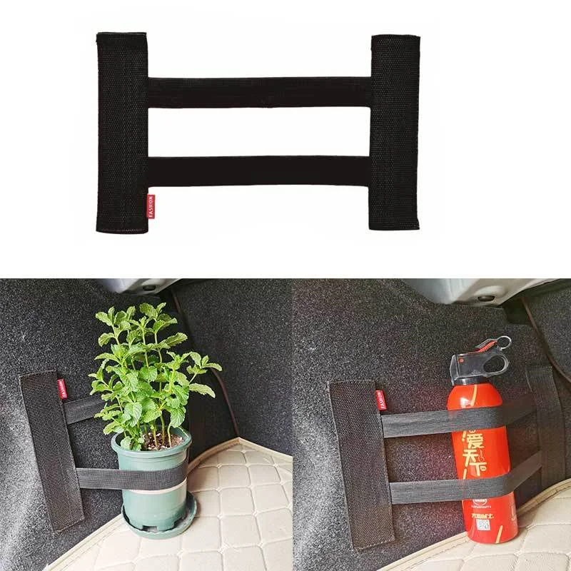 Car Trunk Elastic Mesh Pocket sticker Fixed Straps Car Interior Organizer Storage Net Bag Seat Back Fixing Bag for car storage bag,car trunk organizer,trunk organizer,trunk storage holder,car interior organizer,car trunk straps