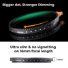 K&F Concept Nano-X Series 82mm Variable ND Filter ND2-ND400 (9 Stops) Lens Filter with 28-Layer Coated Waterproof Anti-scratch 5