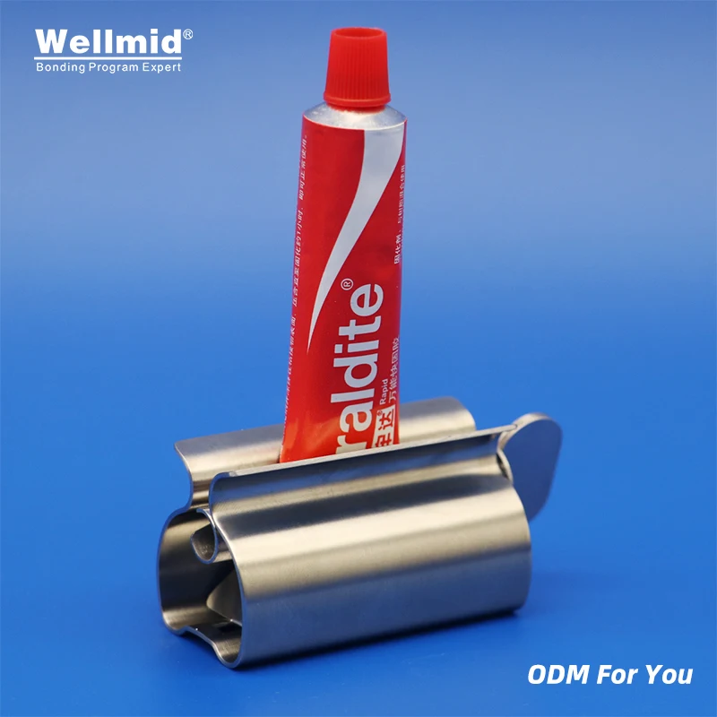 Araldite 5 Rapid Dentifricio Tube Squeezer Standard Epoxy Ab Paste Colla Tube Cosmetics Press Taper Sleeve Rolling Squeeze Tools