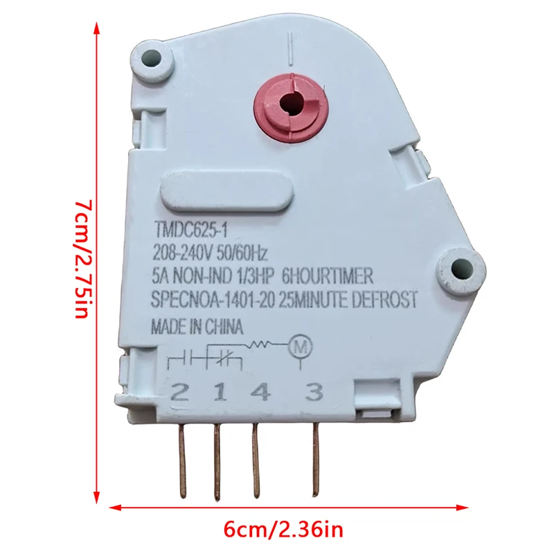 Superior TMDC 625-1 -807-2 Refrigerator Timer Defrost Administration Device