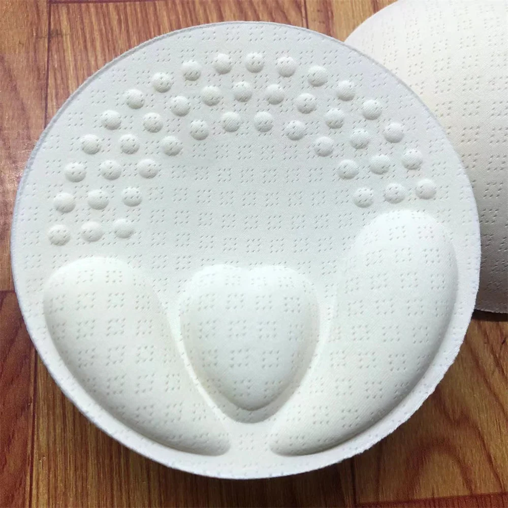 

1Pair Women Sexy Thick Circular Bra Pads Breast Insert Push Up Bra Enhancer Swimsuit Bikini Padded Removeable Chest Accessories