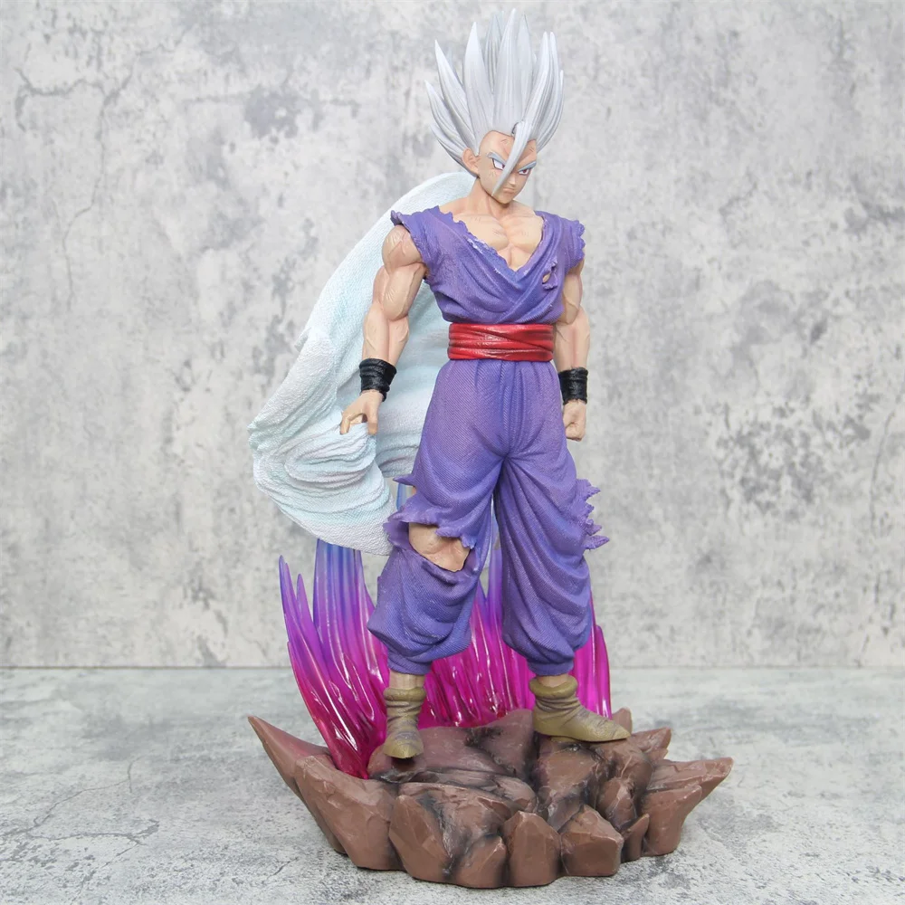 

Anime Dragon Ball Super Saiyan Son Gohan Cape GK Luminous PVC Action Figure Collectible Model Doll Toy 36cm