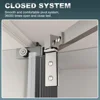 Shower Door34 3/4~35 9/16" Wx72 in.H ,Pivot Shower Door 1/4in(6mm) Thick Tempered Clear Glass, Corner Shower Doors 3