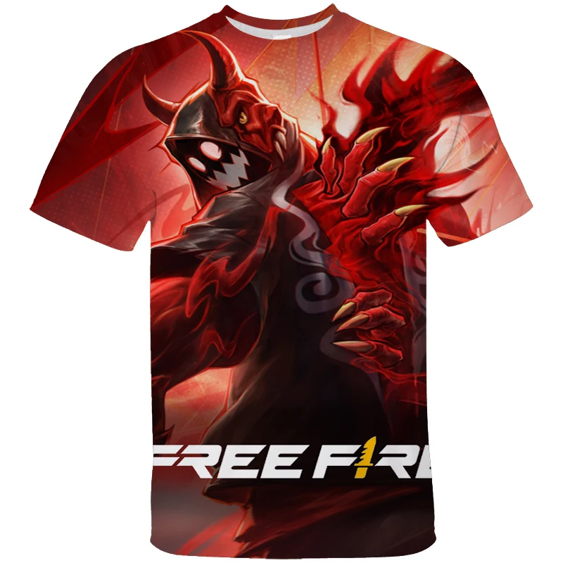 thumbnail image 1 of Camiseta de videojuego Free Fire, camiseta de manga corta con estampado 3D para hombre, camisetas casuales de verano, ropa para hombre, camisetas para adolescentes, camiseta, 1 of 5