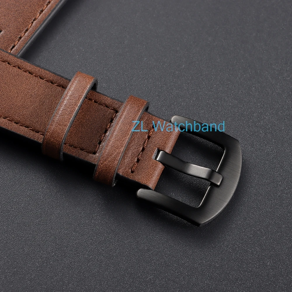 Vintage Brown Leather Strap Bracelet (20/22mm)